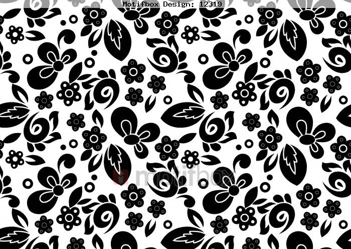 BLACK AND WHITE FLORAL DESIGN BLACK AND WHITE FLORAL DESIGN